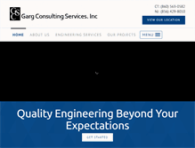 Tablet Screenshot of gargengineering.com